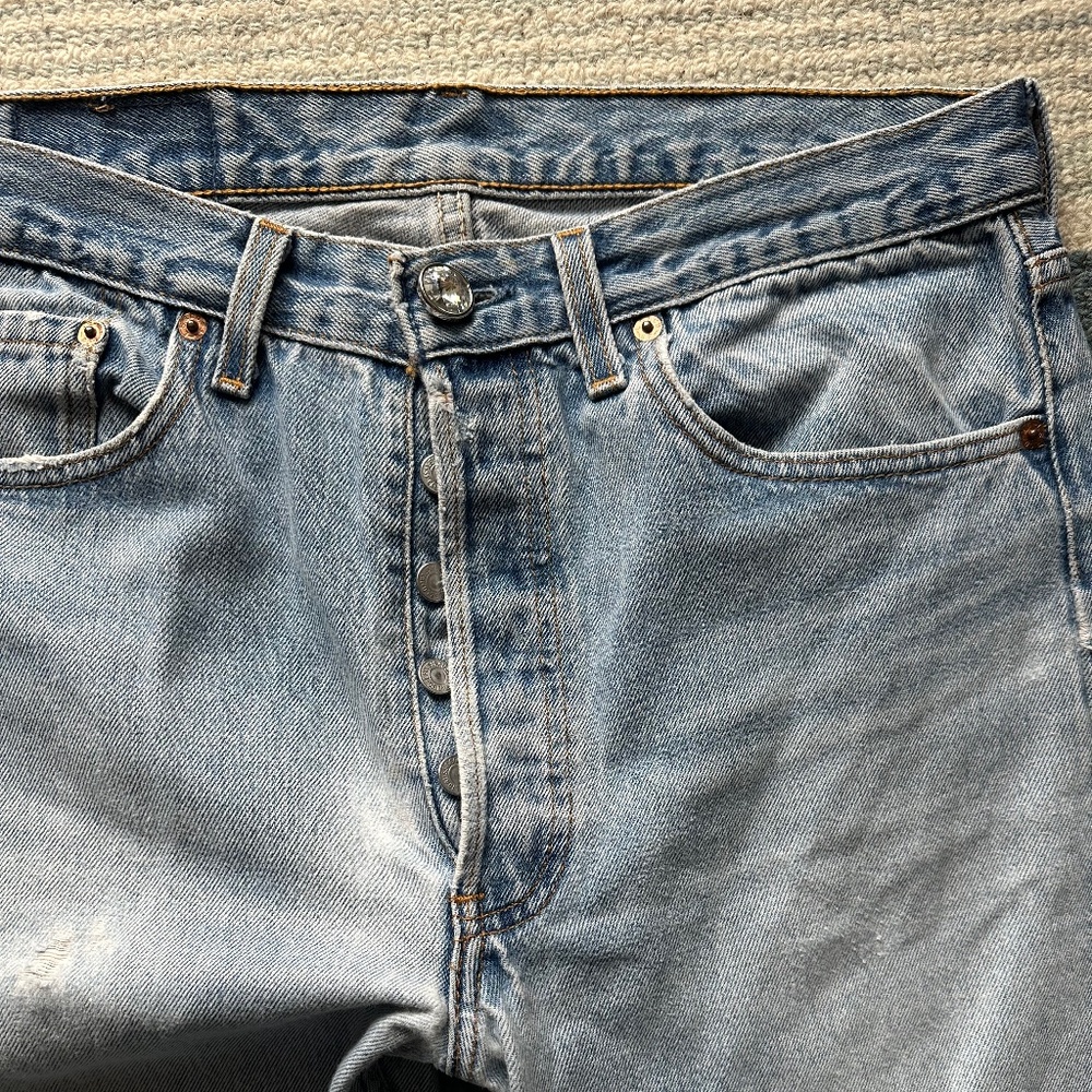 501 denim with embellishments. - Picture 7 of 7